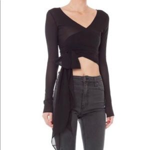 ARE YOU AM I Isabelli Wrap Blouse